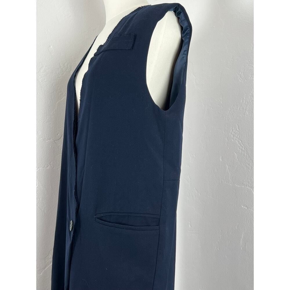 URBAN REVIVO Sleeveless Navy Jumpsuit (Size: 6)